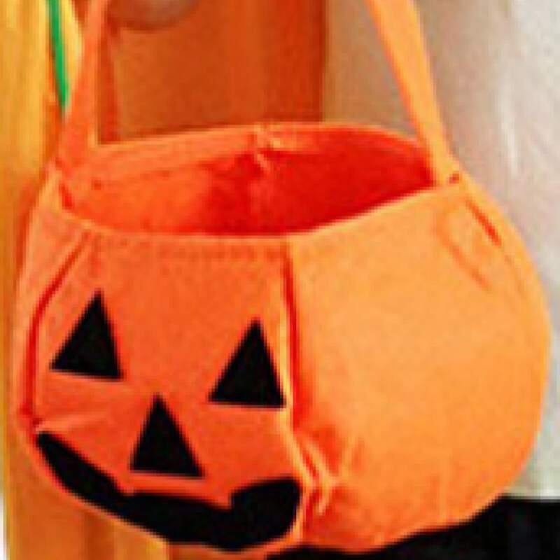 

1pc Halloween Decoration Bag, Orange