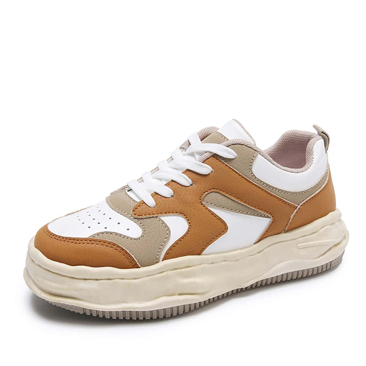 

Lace Up Front Skate Shoes, Brown