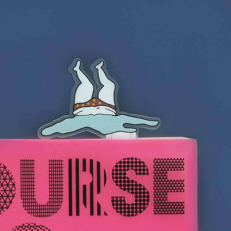 

5pcs Diving Bookmark, Multicolor