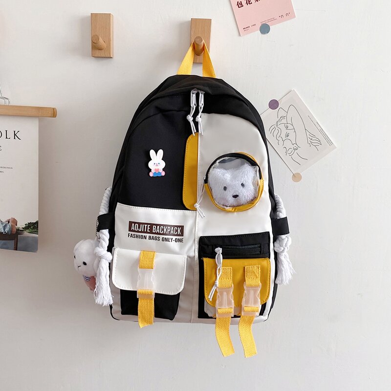 

Pocket Front Backpack, Black