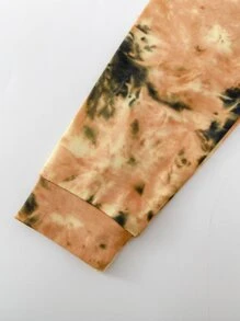 Áo nỉ tay trễ vai có túi kangaroo, nhuộm tie-dye dành cho bé trai - Nhiều màu - Xem 5
