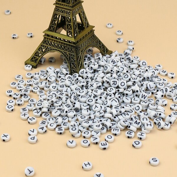 

1pack Bead DIY Jewelry Accessories, White