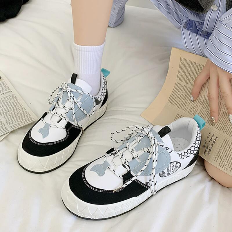 

Lace Up Front Sneakers, White