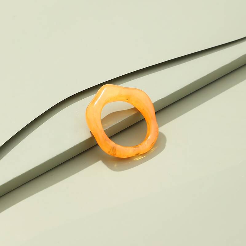 

Simple Solid Ring, Orange