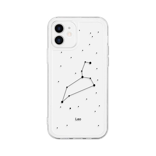 

Leo Pattern Clear Phone Case, Multicolor