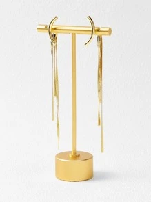 MOTF PREMIUM 1pc TASSEL DECOR EARRING JACKETS Copper Jewelry - Yellow Gold - View 2