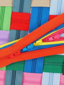 10/20 Chiếc Dây Kéo Nylon Màu Sắc Ngẫu Nhiên, Dây Kéo Đầu Mở, Phụ Kiện Quần Áo - Nhiều màu - Xem 3