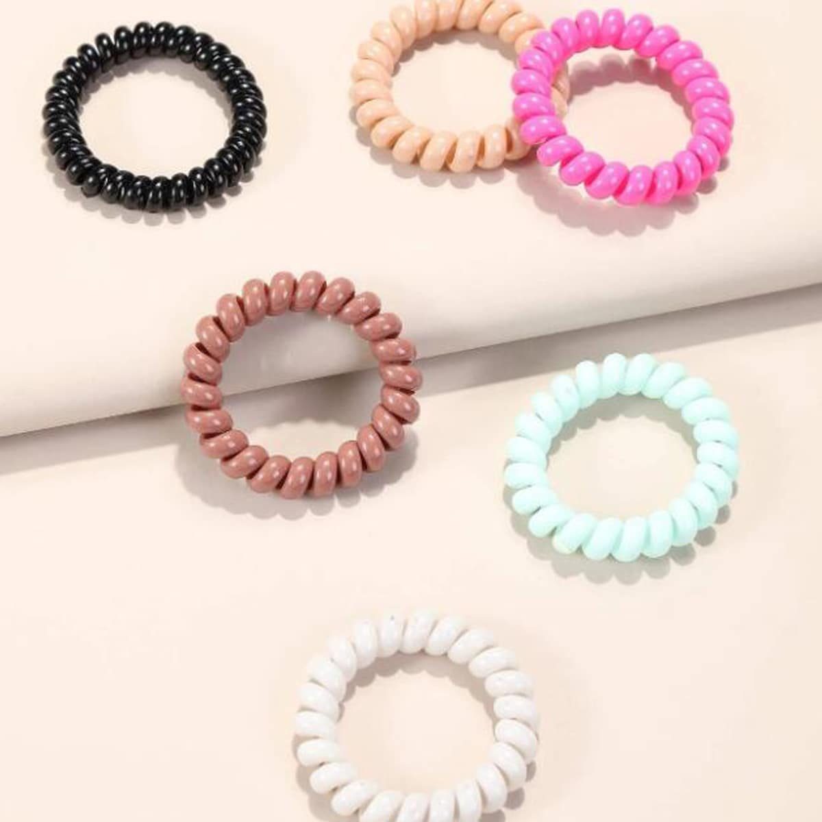 

12pcs Random Color Coil Wire, Multicolor