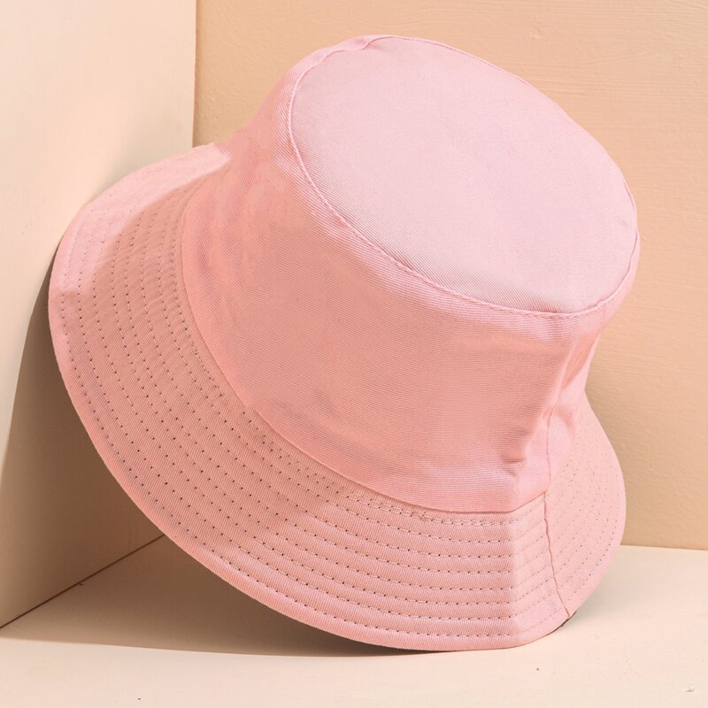 

Solid Bucket Hat, Pink