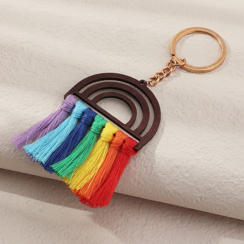 

Tassel Charm Keychain, Multicolor