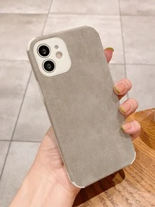 簡約風手機外殼 - 棕色 - 查看 1