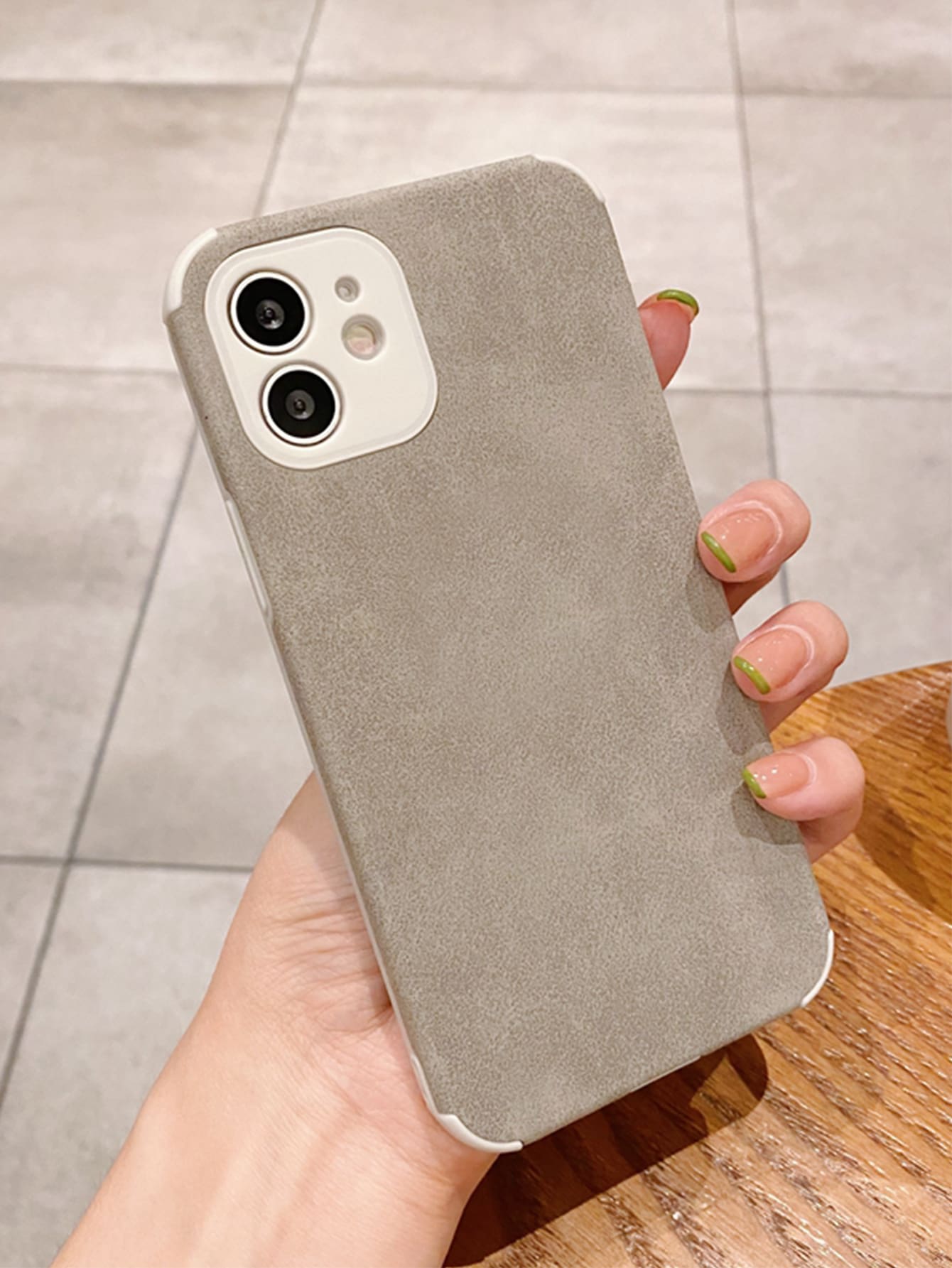 簡約風手機外殼 - 棕色 - 查看 1