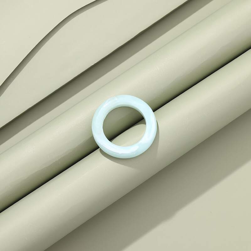 

1pc Minimalist Ring, Baby blue