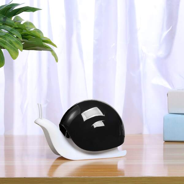 

1pc Snail Shaped Soap Dispenser, Black and white