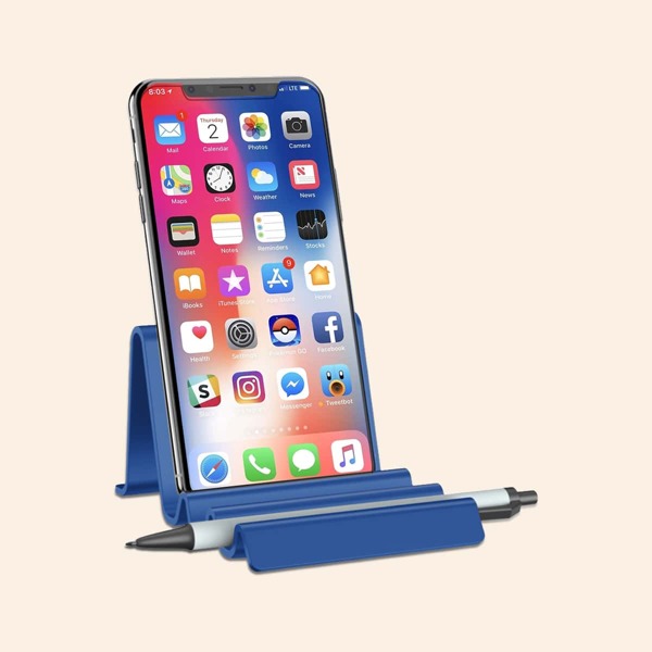 

Wave Design Desktop Phone Holder, Blue