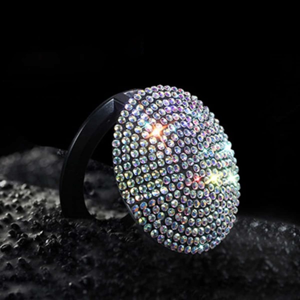 

Car One-button Start Rhinestone Decoration, Multicolor