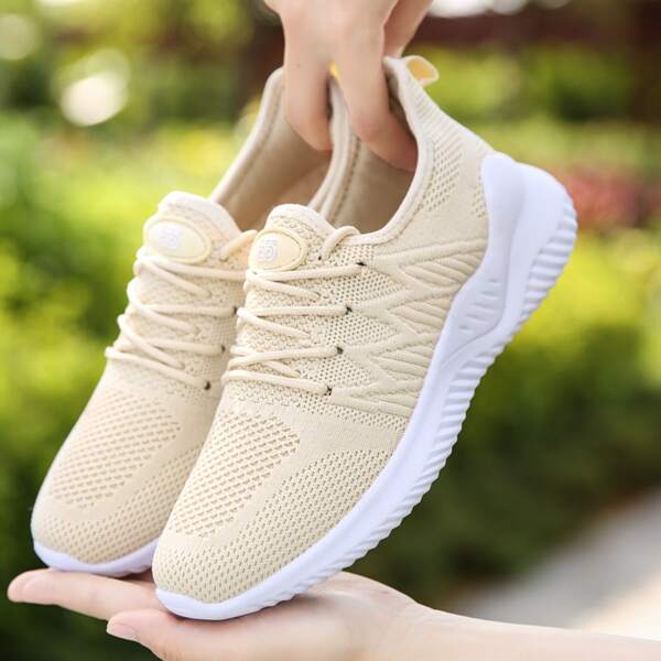 

Minimalist Breathable Running Shoes, Beige