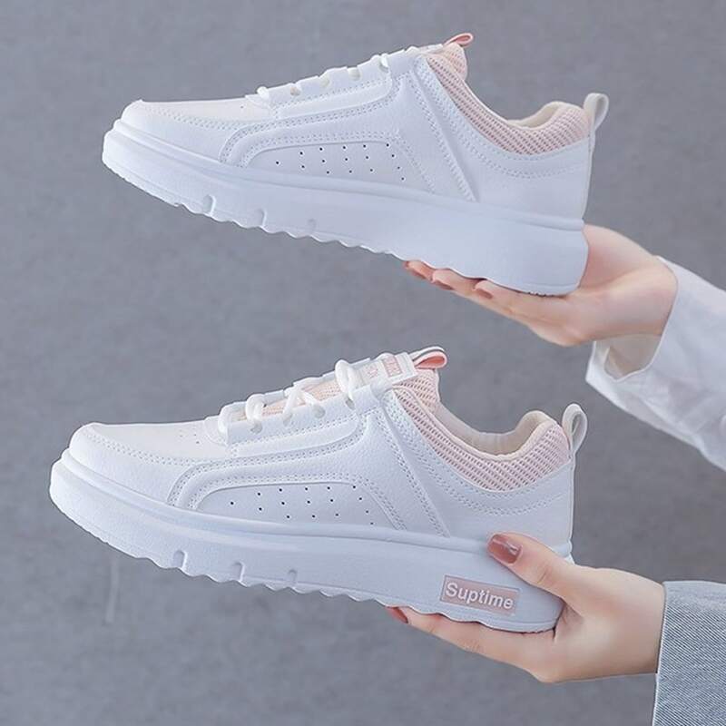 

Lace Up Front Skate Shoes, Pink