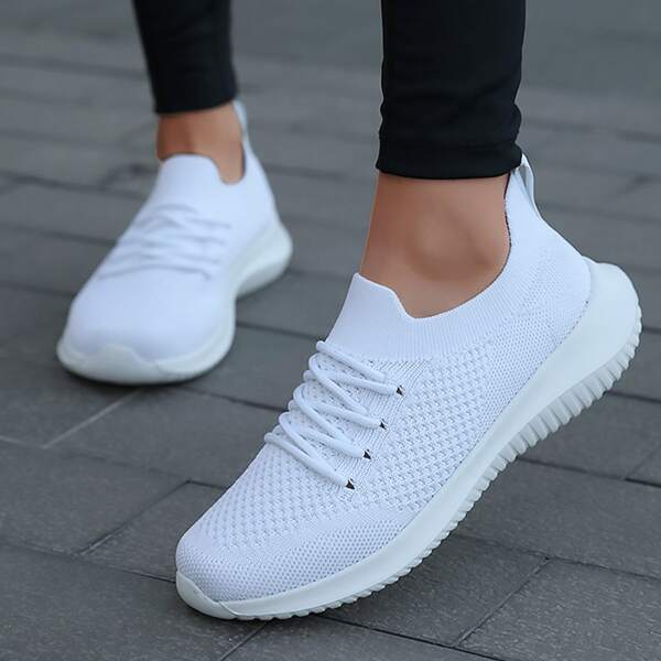 

Minimalist Breathable Running Shoes, White