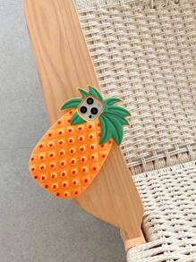 Pineapple Shaped Phone Case - Orange - View 4