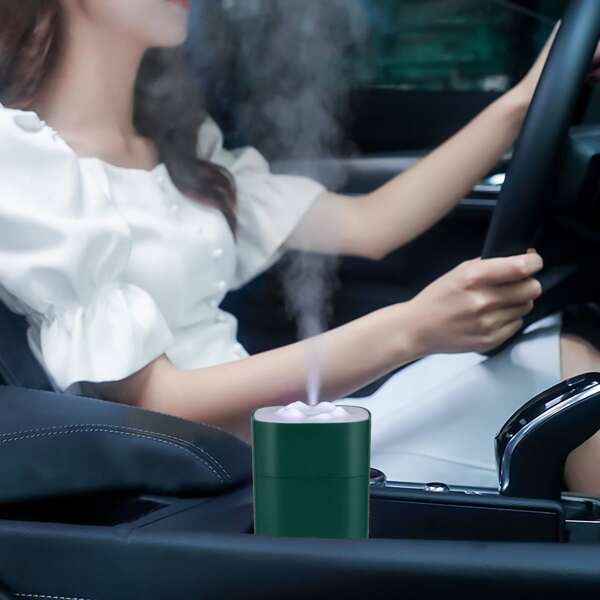 

1pc Car Humidifier, Dark green