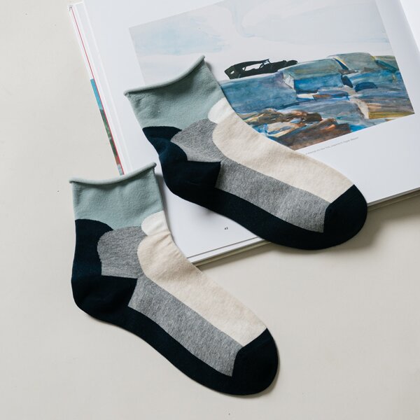 

Colorblock Crew Socks, Multicolor