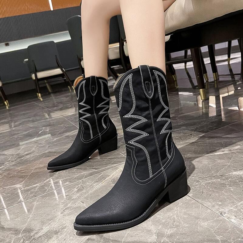 

Graphic Riding Boots, Black