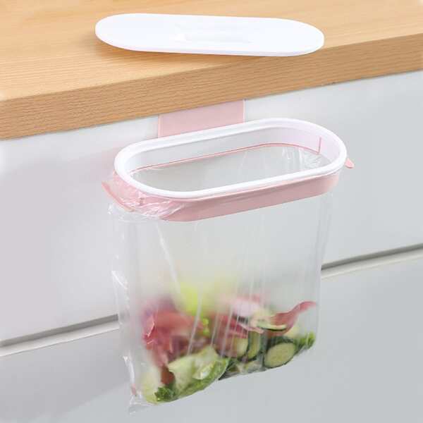 

1pc Hanging Garbage Bag Rack, Multicolor