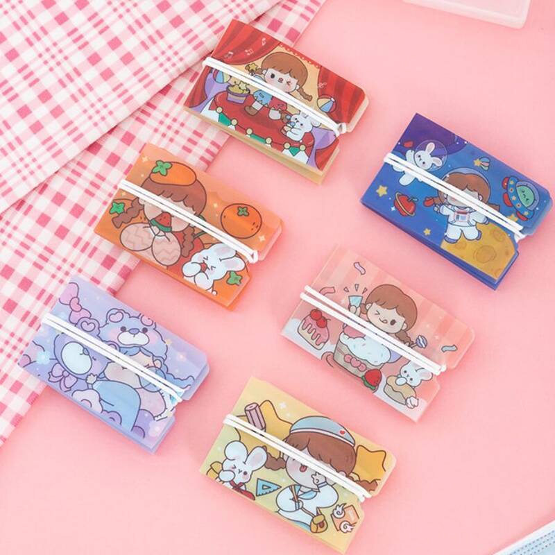 

1pc Cartoon Graphic Face Cover Storage Clip, Multicolor