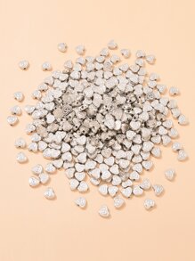 200入組心釘珠DIY首飾配件 - 銀色 - 查看 1