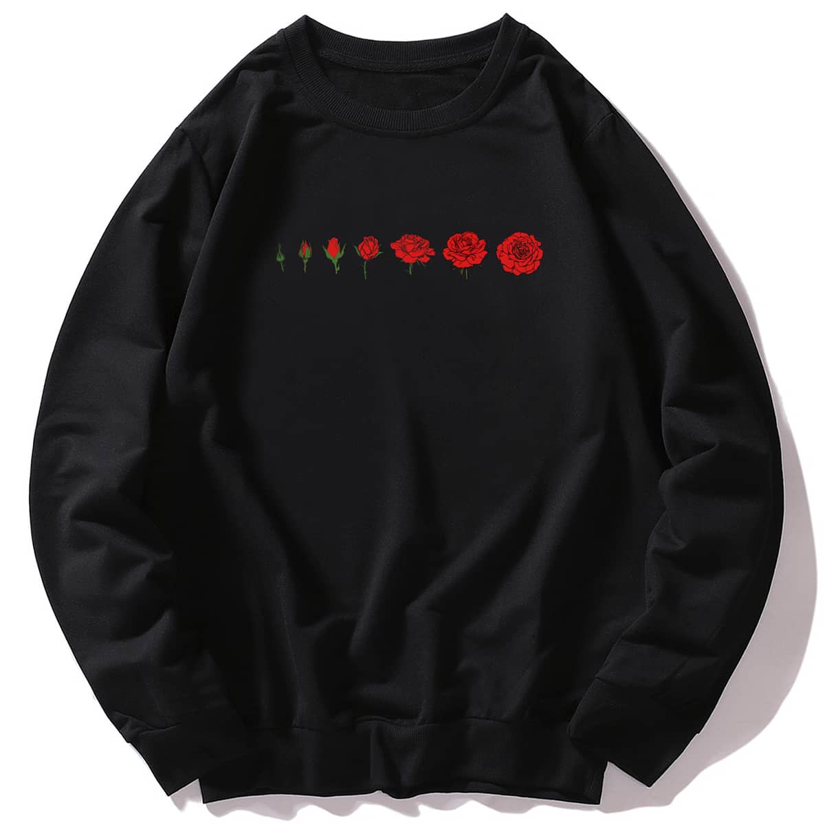 

Guys Floral Graphic Sweatshirt, Black