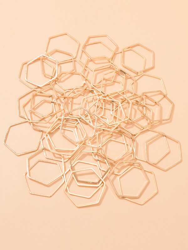 50pcs Geometric DIY Jewelry Accessory