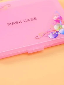 1入組愛心圖案隨機口罩盒 - 彩色 - 查看 2