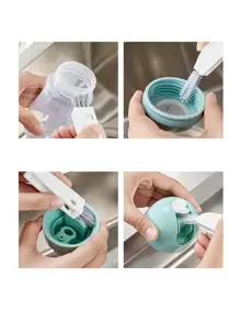 1 件装瓶盖清洁刷，小间隙刷，适用于家庭、厨房、浴室、家居、家居用品 - 白色 - 查看 5