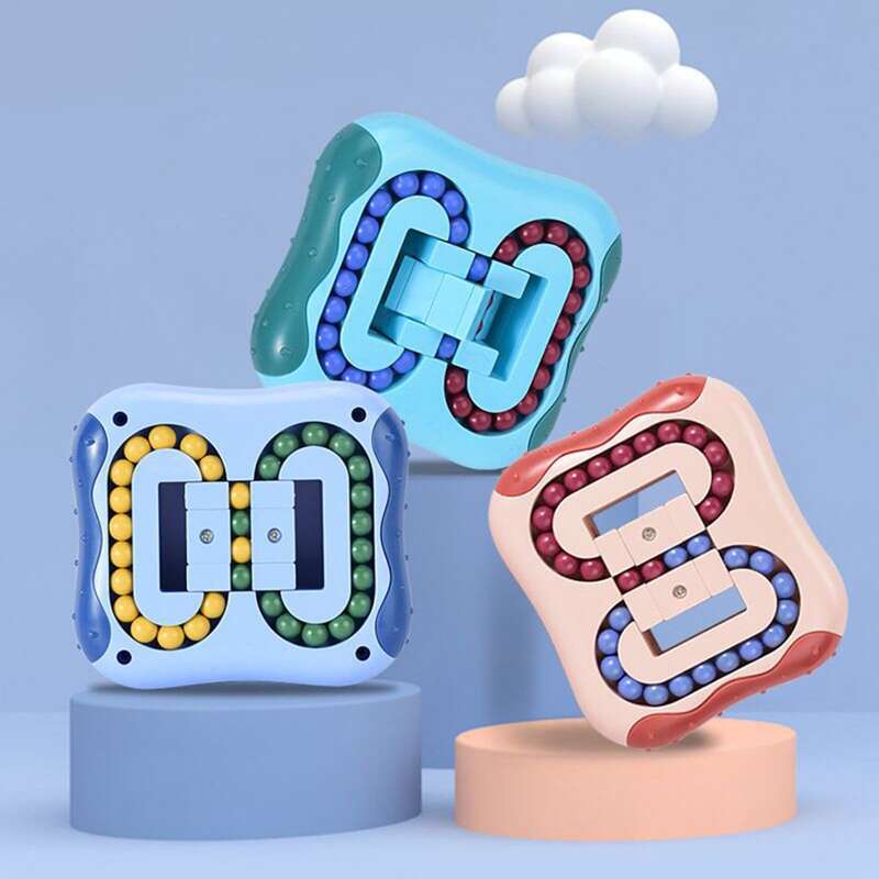 

1pc Random Color Rotating Magic Cube, Multicolor