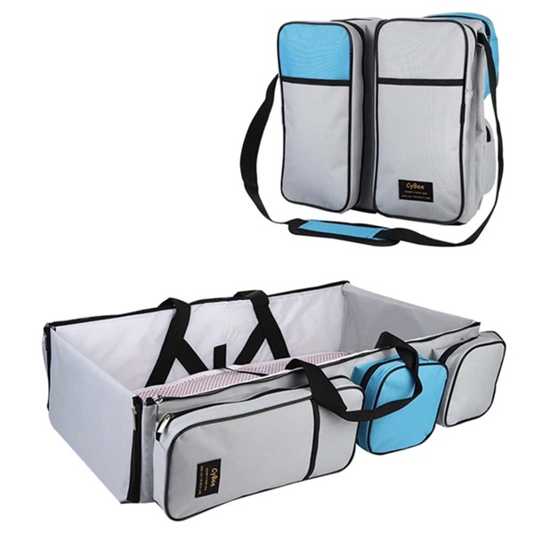 

2pcs Diaper Bag & Mosquito Net Set, Multicolor