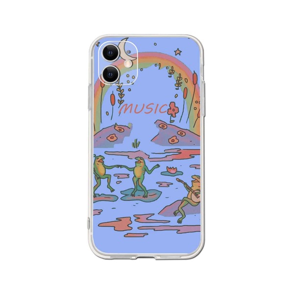 

Frog Painted Phone Case, Multicolor