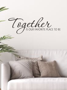 1 miếng dán tường hình chữ cái, nhãn dán, decal dán tường, decal vinyl trang trí nhà cửa, vật dụng trang trí mùa xuân làm mới ngôi nhà của bạn, nhãn dán trang trí lễ hội quà tặng sinh nhật tốt nghiệp - màu đen - Xem 6