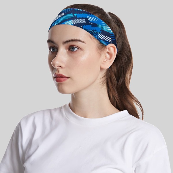

Seamless Design Sports Breathable Headband, Multicolor
