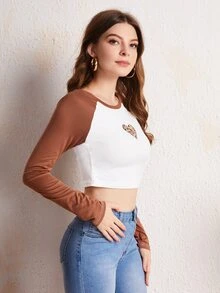 SHEIN Unity Áo thun nữ - Nhiều màu - Xem 3