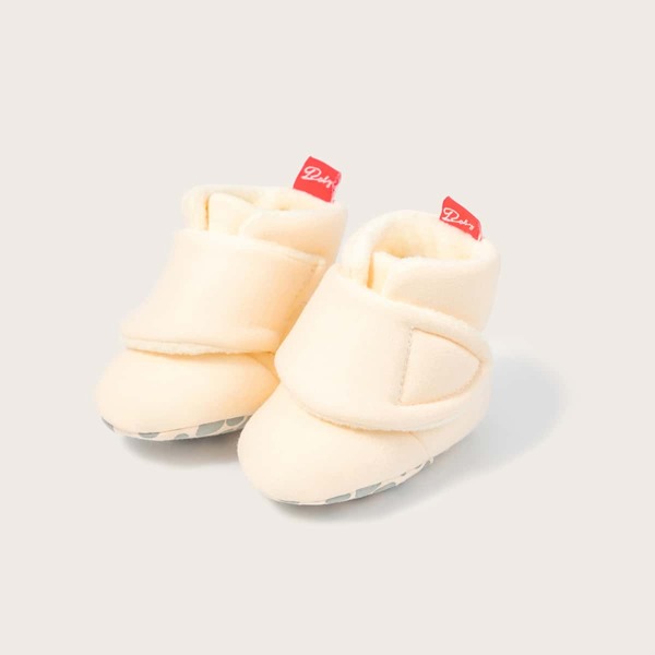 

Baby Minimalist Velcro Strap Boots, Beige