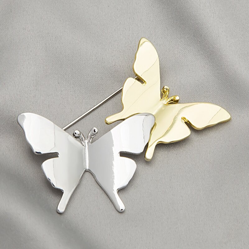 

Butterfly Decor Brooch, Multicolor