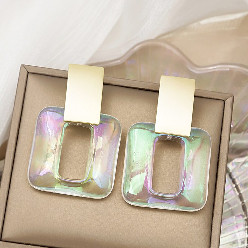 

Geo Decor Earrings, Multicolor