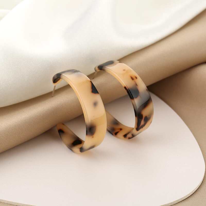

Graphic Hoop Earrings, Multicolor
