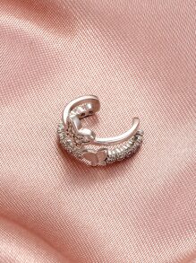 Cubic Zirconia Butterfly Ear Cuff