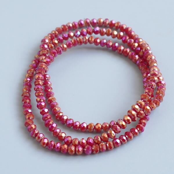 

Glass Bead DIY Jewelry Accessory, Red