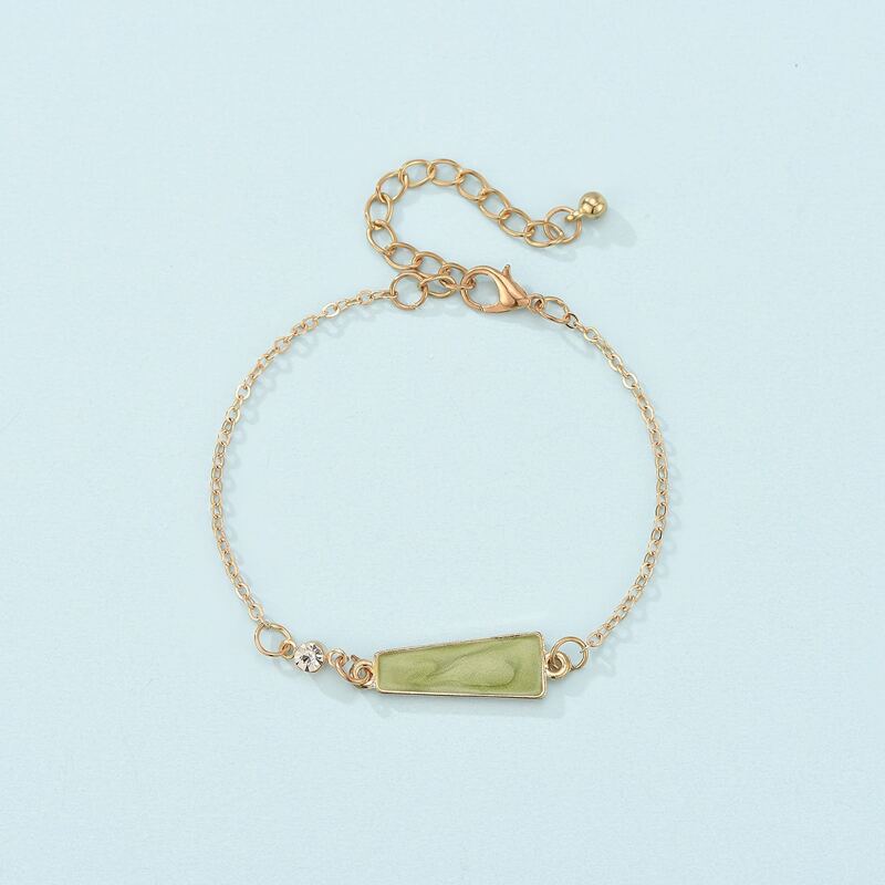 

Geo Decor Chain Bracelet, Multicolor