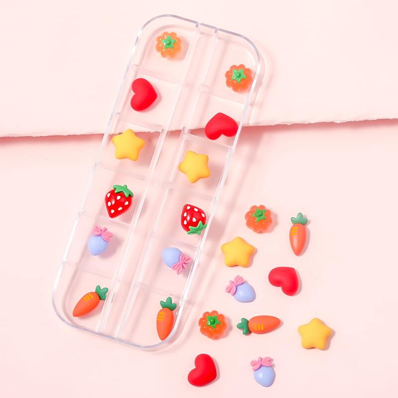 

1box Mix Nail Art Decoration, Multicolor