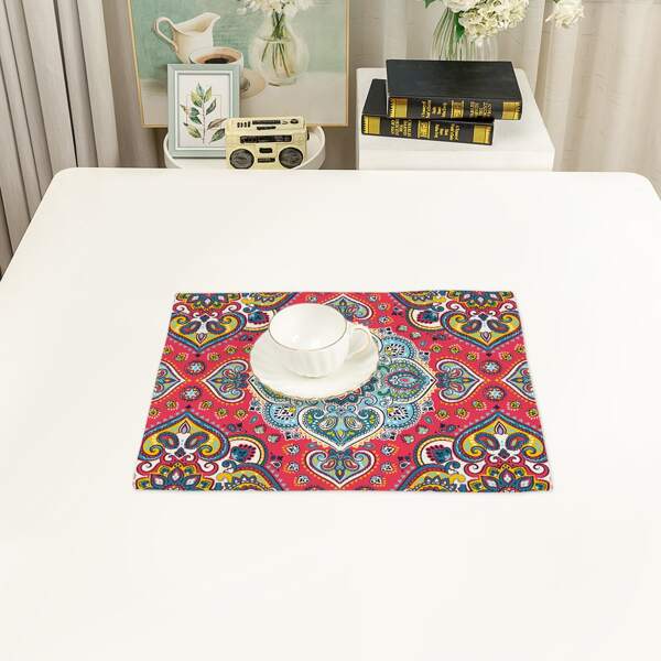 

Graphic Print Placemat, Multicolor