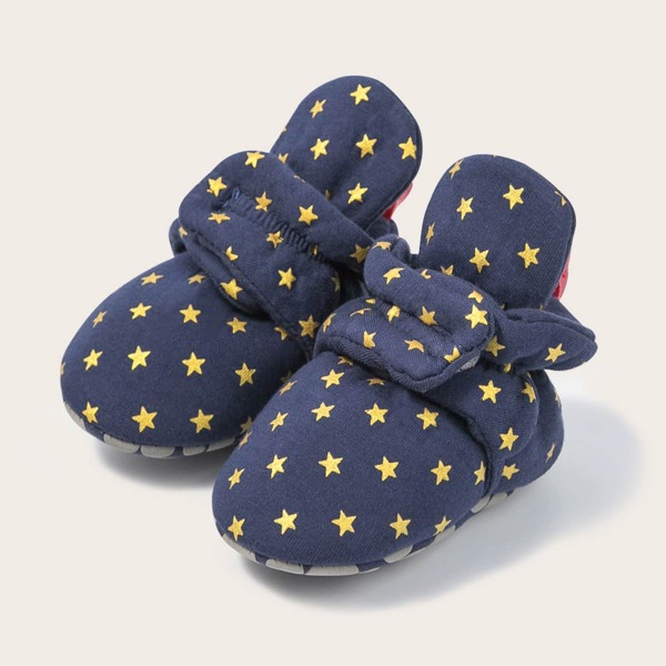 

Girls Star Graphic Boots, Navy blue